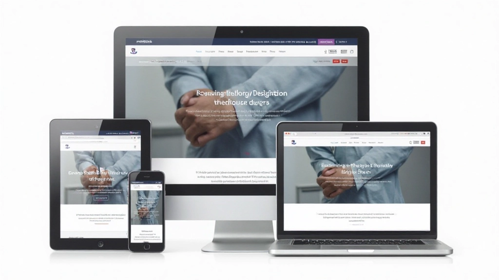 Responsive webdesign op verschillende apparaten zoals smartphone, tablet en desktop monitor